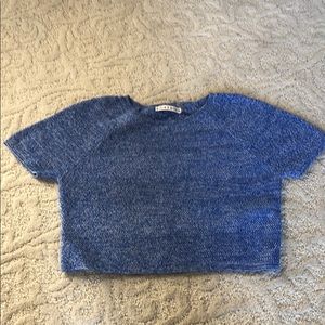 Alice & Olivia Knit Crop Top